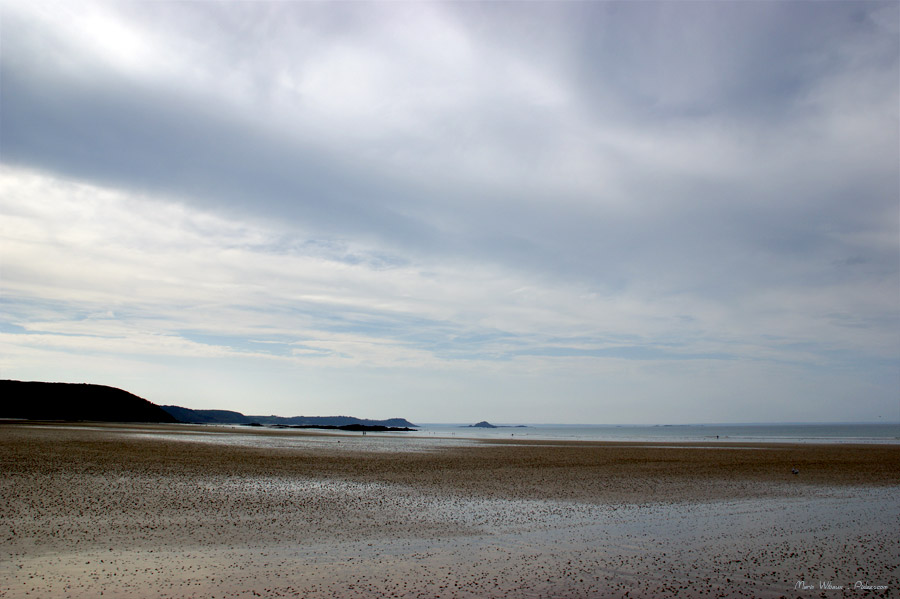 Photo de la plage Caroual à Erquy : Photo de plage des Côtes d'Armor