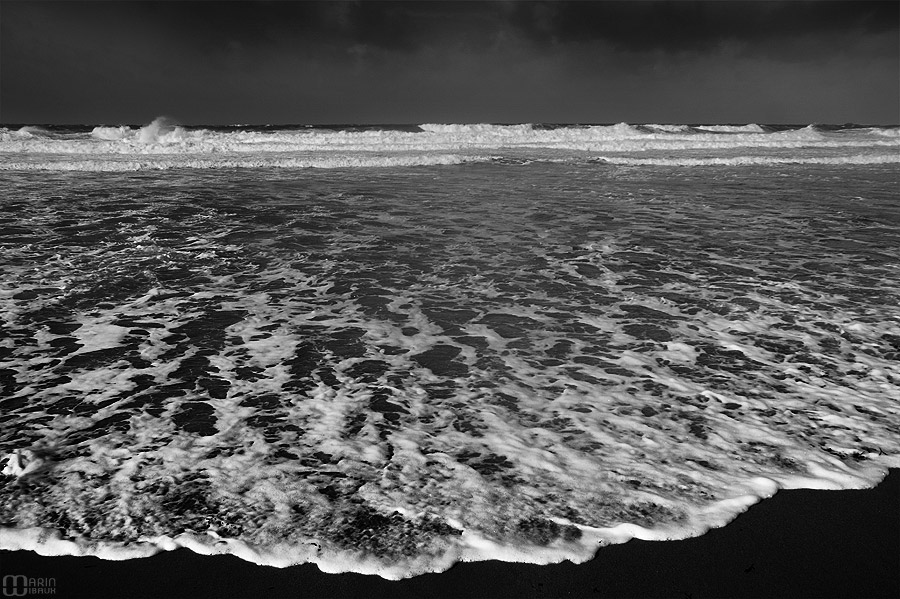 Vague et écume du Cotentin