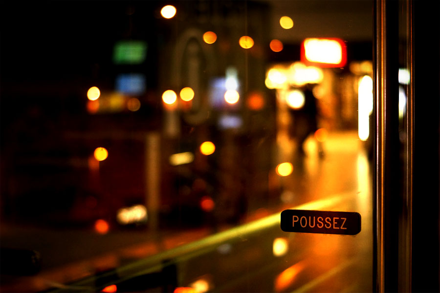 Poussez la porte