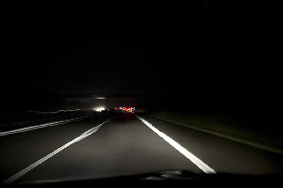 Autoroute de nuit