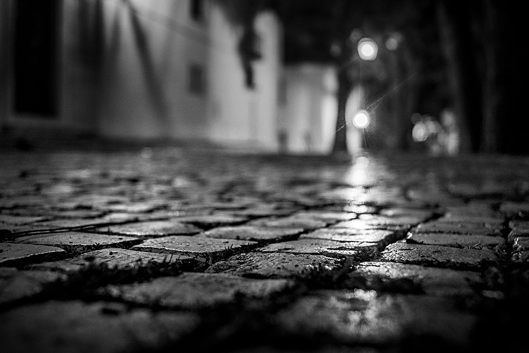 Pavés de nuit dans l'Alfama