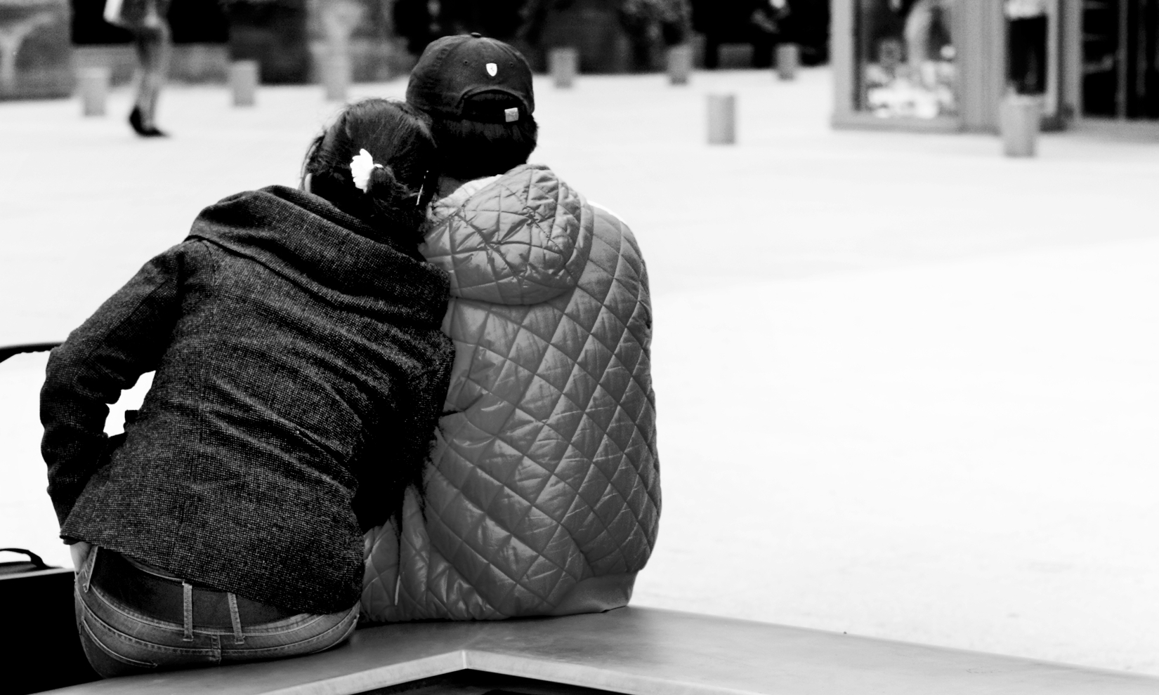 Couple en partance