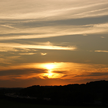 Photo de lever et coucher de soleil sous licence Creative Commons