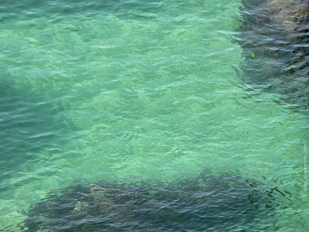 Eau de mer d'azur